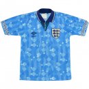 Thailandia Maglia Inghilterra Replica Tercera Retro 1990 Blu