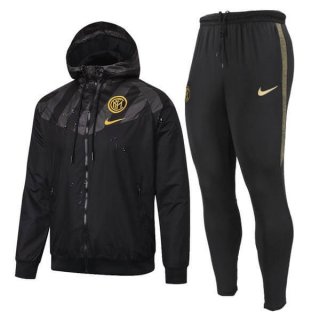 Giacca a vento Inter Milan Set Completo 2019 2020 Nero Giacca a vento Inter Milan Set Completo 2019 2020 Nero