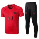 Maglia di Formazione Paris Saint Germain Set Completo 2019 2020 Rosso Nero