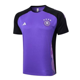 Maglia Formazione Germania 2024 2025 Porpora Nero Maglia Formazione Germania 2024 2025 Porpora Nero