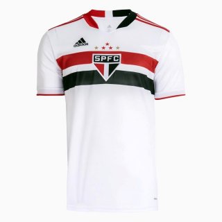 Thailandia Maglia São Paulo Home 2021 2022 Bianco Thailandia Maglia São Paulo Home 2021 2022 Bianco