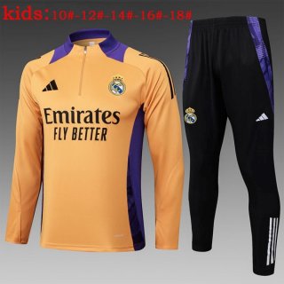 Bambino Felpa Allenamento Real Madrid 2025 2026 Giallo Bambino Felpa Allenamento Real Madrid 2025 2026 Giallo