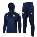 Felpa Cappuccio Francia 2024 2025 Blu 6