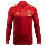 Maglia Spagna Home Manga Larga 2020 Rosso