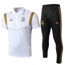 Polo Real Madrid Set Completo 2019 2020 Nero Bianco Oro