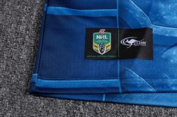 Thailandia Maglia Gold Coast Titans Classic 2017 2018 Blu