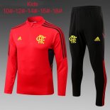 Bambino Giacca Flamengo 2022 2023 Rosso Nero