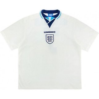 Thailandia Maglia Inghilterra Home Retro 1996 Bianco Thailandia Maglia Inghilterra Home Retro 1996 Bianco