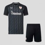 Maglia Athletic Bilbao Portiere Bambino 2023 2024 Negro