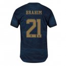 Maglia Real Madrid NO.21 Brahim Away 2019 2020 Blu