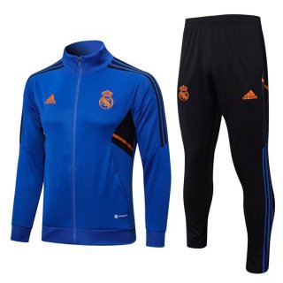 Giacca Real Madrid 2022 2023 Blu Nero Giacca Real Madrid 2022 2023 Blu Nero