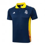 Polo Real Madrid 2024 2025 Blu Giallo 2
