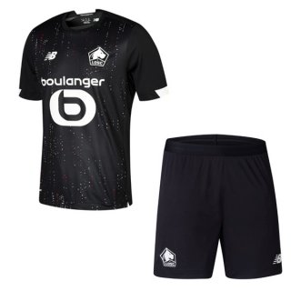Maglia Lille Away Bambino 2020 2021 Nero Maglia Lille Away Bambino 2020 2021 Nero