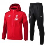 Giacca a vento Liverpool Set Completo 2019 2020 Rosso Nero
