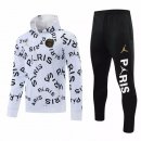 Felpa Cappuccio Paris Saint Germain 2021 2022 Bianco Nero