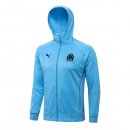 Felpa Cappuccio Marseille 2022 2023 Blu