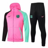 Giacca a Vento Barcellona 2020/2021 Rosa Verde