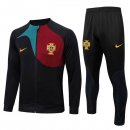Giacca Portogallo 2022 2023 Nero Rosso