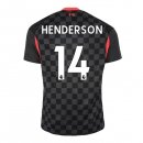 Maglia Liverpool NO.14 Henderson Terza 2020 2021 Nero