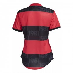 Maglia Flamengo Home Donna 2021 2022 Rosso Nero