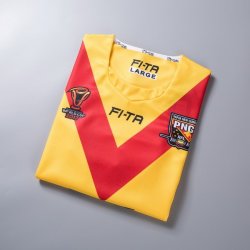 Thailandia Maglia Papúa Nueva Guinea RLWC Home 2017 2018 Giallo
