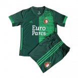 Maglia Feyenoord Rotterdam Away Bambino 2021 2022 Verde