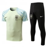 Maglia Brasile Set Completo 2022 2023 Giallo