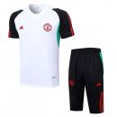 Maglia Formazione Manchester United Set Completo 2023 2024 Bianco