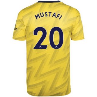 Maglia Arsenal NO.20 Mustafi Away 2019 2020 Giallo Maglia Arsenal NO.20 Mustafi Away 2019 2020 Giallo