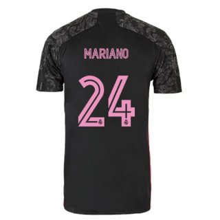Maglia Real Madrid Terza NO.24 Mariano 2020 2021 Nero Maglia Real Madrid Terza NO.24 Mariano 2020 2021 Nero