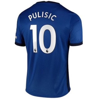 Maglia Chelsea NO.10 Pulisic Home 2020 2021 Blu Maglia Chelsea NO.10 Pulisic Home 2020 2021 Blu