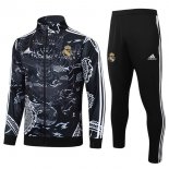 Giacca Real Madrid 2024 2025 Nero Bianco 3