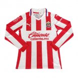 Thailandia Maglia Chivas Home ML 2020/2021 Rosso Bianco