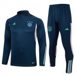 Felpa Allenamento Ajax 2023 2024 Blu