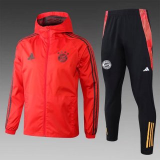 Giacca a vento Bayern Monaco Set Completo 2025 2026 Rosso Giacca a vento Bayern Monaco Set Completo 2025 2026 Rosso
