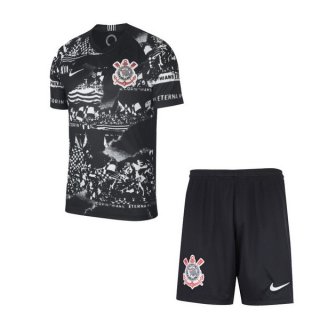 Maglia Corinthians Paulista Terza Bambino 2019 2020 Nero Maglia Corinthians Paulista Terza Bambino 2019 2020 Nero