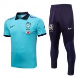Polo Brasile Set Completo 2022 2023 Blu Porpora