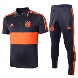 Polo Set Completo Bayern Munich 2019 2020 Arancione Blu