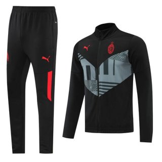 Giacca AC Milan 2022 2023 Nero Grigio Giacca AC Milan 2022 2023 Nero Grigio