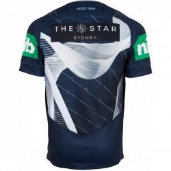 Maglia di Formazione Rugby Nsw Blues 2018 Blu