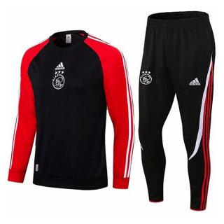 Giacca Ajax 2022 2023 Nero Rosso Giacca Ajax 2022 2023 Nero Rosso
