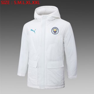 Piumino Manchester City 2024 2025 Bianco 2 Piumino Manchester City 2024 2025 Bianco 2