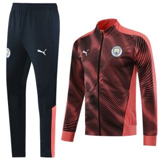 Felpa Manchester City 2019 2020 Rosso Nero Felpa Manchester City 2019 2020 Rosso Nero