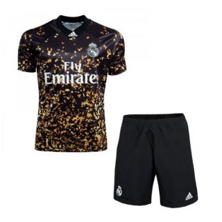Maglia Real Madrid Speciale Bambino 2019 2020 Nero Giallo Maglia Real Madrid Speciale Bambino 2019 2020 Nero Giallo