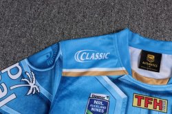 Thailandia Maglia Gold Coast Titans Classic 2017 2018 Blu
