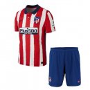 Maglia Atletico Madrid Home Bambino 2020 2021 Rosso