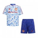 Maglia Manchester United Human Race Bambino 2020 2021 Blu