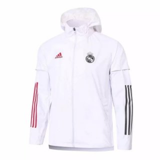 Giacca A Vento Real Madrid 2020 2021 Bianco Giacca A Vento Real Madrid 2020 2021 Bianco
