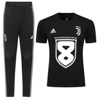 Maglia di Formazione Juventus Set Completo 2019 2020 Nero Maglia di Formazione Juventus Set Completo 2019 2020 Nero