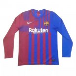 Maglia Barcellona Home ML 2021 2022 Rosso Blu